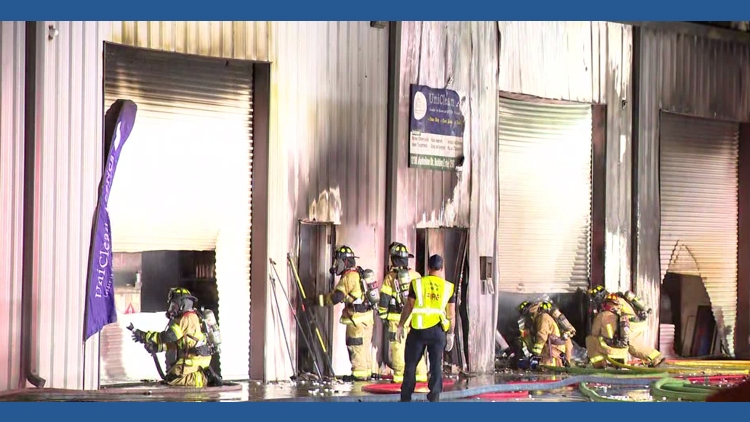 2-alarm fire at chemical supply business on Antoine Drive prompts hazmat response — KHOU 11 (Houston)